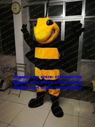 Bee Honeybee Mascot Costume Wasp Hornet Vespid Bumblebee Bombus Adult Cartoon Character Children Program Group Photo zx1574