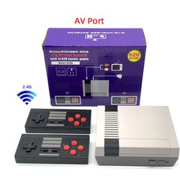 NES 620 TV Video Game Console 2.4G Double Wireless Controller Classic Reteo Bulit-620-in Games Players For FC SFC NES Family Gaming Kids Gift