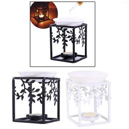 Candle Holders Tea Light Metal Oil Burner Lamp Home Dinner Events Decorations Aroma Furnace