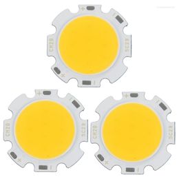 Chip Light Round COB Super Bright LED Lamp Bulbs Warm White DC15-17V