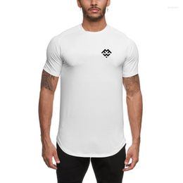 Men's T Shirts Mens Mesh Trend Casual Clothing Running Breathable Cool Tee Shirt Tops Short Sleeve Fitness Quick Dry