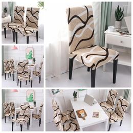 Chair Covers Practical Set Of 4 Stretch Modern Slipcovers For Dining Room Kitchen Wedding Party Washable Protector