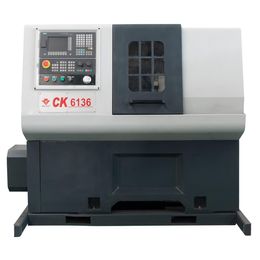 High precision cnc lathe processing and manufacturing benchtop cnc lathe chuck machine CK6136