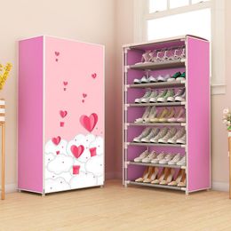 Clothing Storage Simple Shoe Rack Muti-layer Cabinet Dustproof Waterproof Home Shoes Shelf Saving Space Organiser Stand Holder