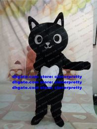 Black Cat Mascot Costume Adult Cartoon Character Outfit Suit Marketplstar Marketplgenius Return Banquet zx2880