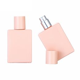 50Pcs 30ml Portable Perfume Atomizer Pink Glass Empty Refillable Replacement Atomizer Containers Spray Applicator For Travel