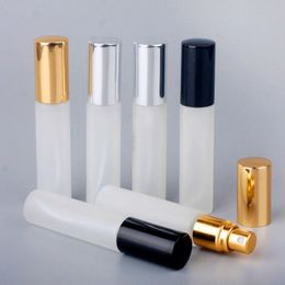 100pcs 5ml 10ml Empty Spray Bottle For Perfume Portable Empty Cosmetic Containers With Aluminium Pump