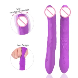 Real Dildo Vibrator 9 modes Sex Toy for Women soft Magic Wand Female Vagina Clitoris Massager masturbator Adult Products