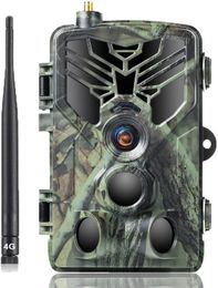 4K Live Broadcast APP Control Trail Camera FREE Cloud Service Wildlife Hunting Cameras 4G 30MP Wireless Night Vision HC810PRO