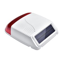 Alarm systems 433MHz Wireless Outdoor Solar Siren Light Flash Strobe Waterproof for W2B 103 107 Home Security Burglar System 221101