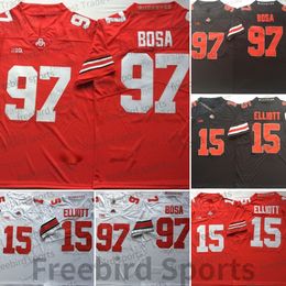 Ohio State Beckeyes 97 Joey Bosa Football Jersey 15 Ezekiel Elliot Jerseys 32 TreVeyon Henderson Red Stitched Mens College Jerseys