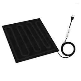 Carpets Heating Pad 5V USB Mat For Car Moist And Dry Relief Abdomen Cramps Foldable 3 Mode Adjustable Temperature