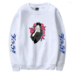 Men's Hoodies Durarara Men Women Hoodie Fashion O Neck Harajuku Print Long Sleeve Pullover Anime Fall Oversized Loose Sweatshirt