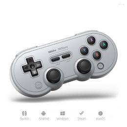 Game Controllers Wireless Switch Retro Console Video USB 8bitdo SN30 Pro 6-Axis Burst Vibration Controller Bluetooth Gamepad For Steam/macOS