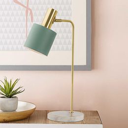 Table Lamps Nordic Modern Minimalist Marble LED Lamp For Bedroom Bedside Lights Reading Ins Style Desk Room Decor Lighting