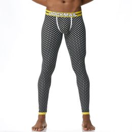 Thermal Underwear Men's JOCKMAIL Sexy Long Johns Pants Men Cotton Printed Mens Sleeping Bottoms Leggings Pant S 917