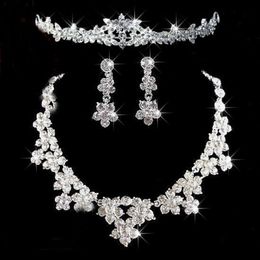 Headpieces Bridal Accessories Hair Necklace Earrings Wedding Jewellery Sets fashion style bride hair crown