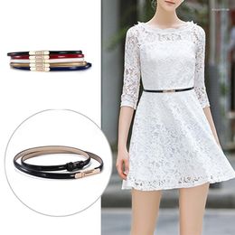 Belts Design Narrow Adjustable Belt Cowhide Black Dress Cummerbunds Women Waistbands Gold Buckle Good Gifts For Ladies Girls