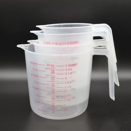 Baking Tool Metering Cup Plastic Visual Scale Measuring Cup 250 500 1000ML 1223603