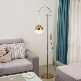 Floor Lamps Nordic Led Glass Lamp Table Light Ceiling Fixture Store Kitchen