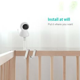 Dome Cameras INQMEGA Camera punch-free bracket multi-function crib winding Bracket For Baby Monitor Mount on Bed Cradle Adjustable Long Arm 221025