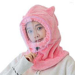 Cycling Caps Neckerchief Hat All Match Bottom Ventilation Hole Delicate One Piece Design Winter Warm Hood For