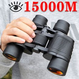 Telescopes 15000M Long Range Powerful Professional Binoculars Camping Telescope 80X80 Hunting Binoculares Tourism High-end Military Hiking 221114