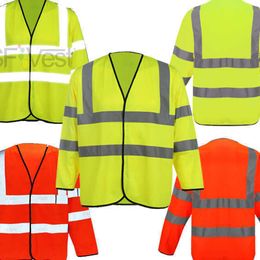 Reflective vest Class 3 safety jacket long sleeve reflective vest working l Customised Lives Matter