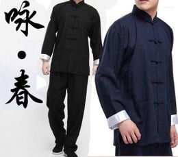 Ethnic Clothing Chinese Wing Chun Uniforms Martial Arts Tai Chi Suits Wushu