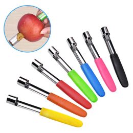 Creative Apple Corer rostfritt stål fruktkärna frö remover corer seherer kök prylar enkla twist kök verktyg grossist