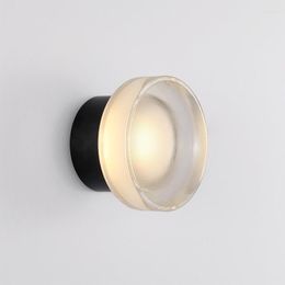 Wall Lamp Modern Sconce LED Nordic Designer Round Light For Corridor Bedside Bathroom Room Decor Fixture