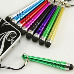 Universal Long Capacitive Screen Stylus Touch Pen for Smart Cell Phone Tablets Pens with Dust Plug