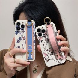 Fashion Designer Phone Cases For Iphone Pro Max 13 12 11 Set Max Shockproof Casual Style Classic Flower Pattern Red 22111405CZ