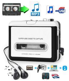 Cassette de cassette USB Cassette al convertidor MP3 Captura Captura Walkman MP3 Player Registradores de cassette Convertir música en cinta a Compu6597379