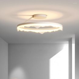 Chandeliers Minimalist Modern Round Home Creative Personality Study Nordic Master Bedroom Led Ceiling Lamp