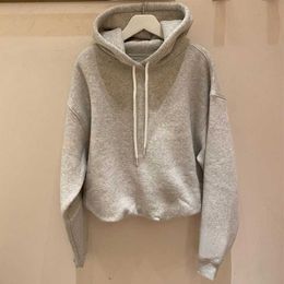 Women's Hoodies Sweatshirts clothes 2022 new grey short suit hooded sweater women's casual sports coat