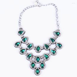 Choker Arrived Handmade Crystal Romantic Style Collier Necklace & Water Drop Colourful Trendy Collar Necklaces For Women