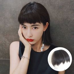 Women's Hair Wigs Lace Synthetic Wig Real Woman Dog Gnawing Bangs Breathable Hair Patch Live Broadcast of Wigs