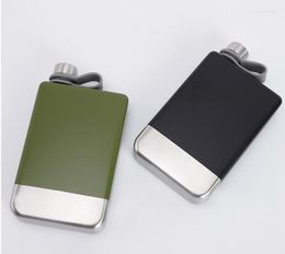 Hip Flasks 9oz Outdoor Portable 304 Food Grade Stainless Steel Flask