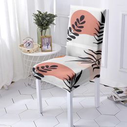 Chair Covers Abstract Painting Living Room Furniture Office Cover Dinner Table And Chairs Seat Fundas Para Sillas