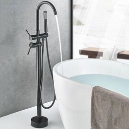 Bathroom Shower Sets Floor Bathtub Tap And Cold Mixing Valve Cylinder Side Faucet El American Vertical Wall