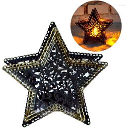 Candle Holders Christmas Holder Cute Star Shape Stand Tealight Desk Decor Home Crafts