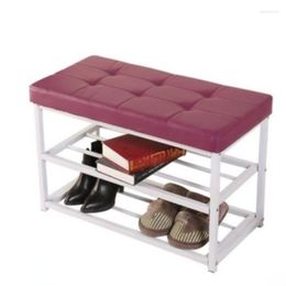 Clothing Storage Color Shoe Cabinet Ultra-thin Household At The Door Of House Can Sit On Card Seat Leather Rack Indoor