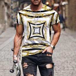 New 3D Print Causal Clothing High end luxury pattern Fashion Men Women T-shirt Plus Size Size S-7XL 009