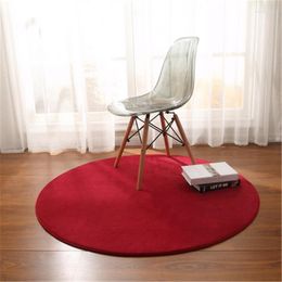 Carpets 2022 Yoga Mat Hanging Basket Chair Round Floor Rug Living Room Bedroom Coral Fleece Carpet Computer Blanket 2m