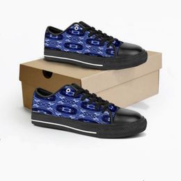 GAI GAI Men Shoes Custom Sneaker Hand Painted Canvas Womens Fashion Black Blue Low Cut Breathable Walking Jogging Women Trainer