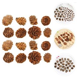 Decorative Flowers Pine Cones Cone Party Pinecones Christmas Ornaments Decoration Fake Bulk Decor Ornament Diy Simulated Tree Miniature