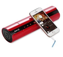 KR8800 Portable Mini Bluetooth Enceinte de haut-parleur lisse Super Bass Speakers avec écran LCD FM Radio TF Card Sound Box pour Phone3014216