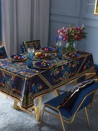 Table Cloth Luxury Affordable Style European-Style American-Style Rectangular Coffee Vintage Upscale High