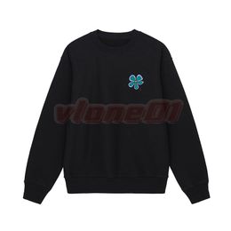 Autumn Winter Round Neck Hoodies New Fashion Womens Floral Print Pullover Tops Mens Casual Loose Sweatshirts Asian Size M-2XL